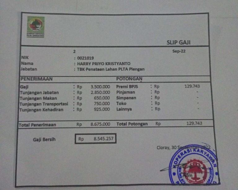 Slip Gaji Sep PDF