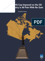 Ecocatastrofismo en Canadá Menos PBI A Cambio de NADA Canadas GHG Cap Imposed On Oil and Gas Industry Is All Pain With No Gain