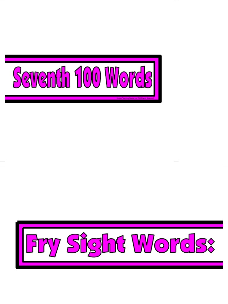 7th-100-words-pdf