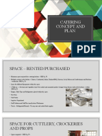 Catering Concept and Plan