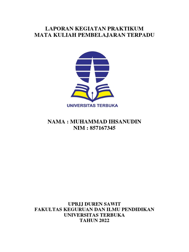 Laporan Kegiatan Praktikum Ipa Ut | PDF