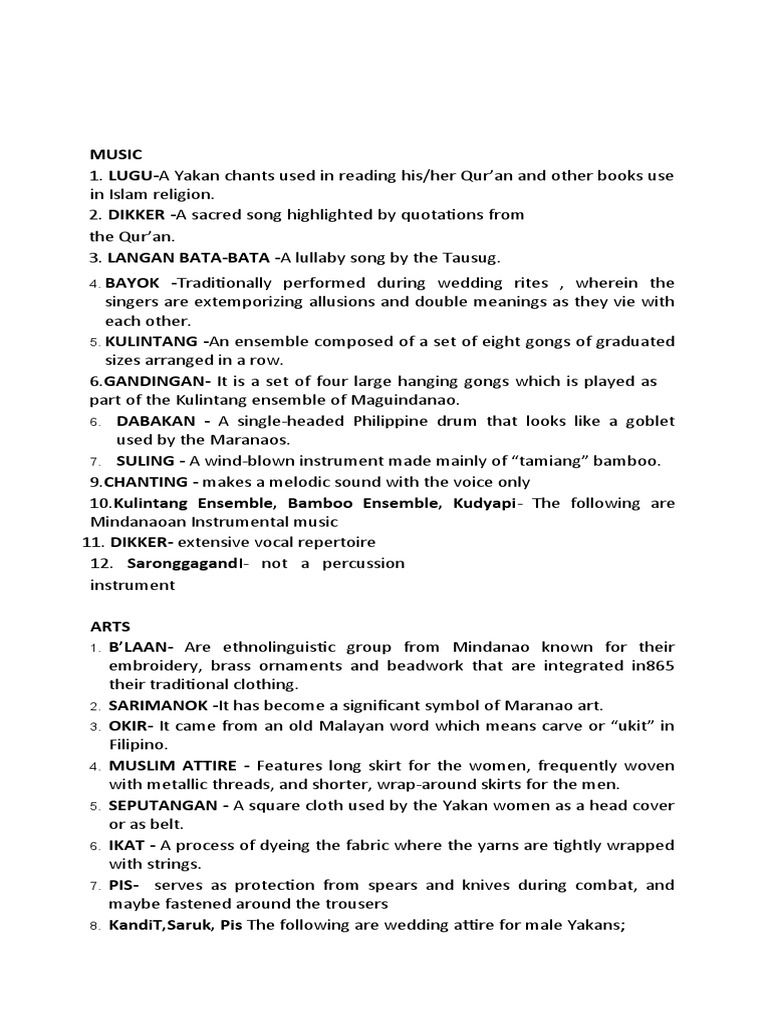 Mapeh7 3rd Quarter Pointers | PDF | Dances | Stress (Biology)