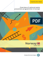 Norway Fact Sheet - Waste Prevention - OCT2016