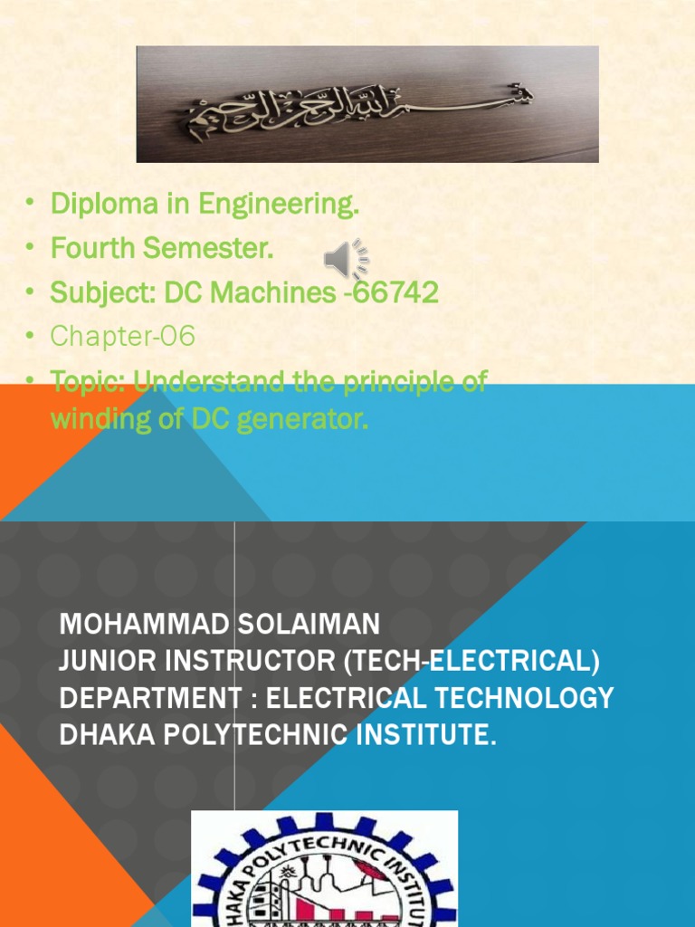 DC Motor Principles for Engineering Students | PDF | Electric Motor ...
