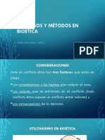 Discursos y Metodos en Bioetica 2021