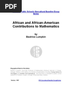 Download African and African-American Contribution to Maths by henryagyeman SN65174707 doc pdf