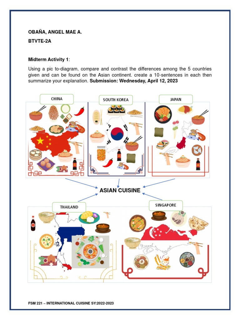 Asian Cuisine: A Comparative Overview | PDF | Chinese Cuisine | Thai ...