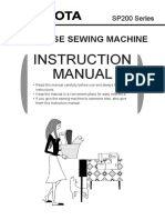 Toyota SP200 Series Manual