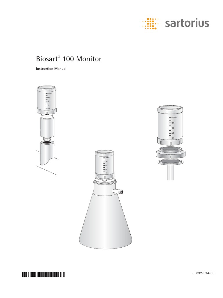 Biosart® 100 Monitors Manual | PDF