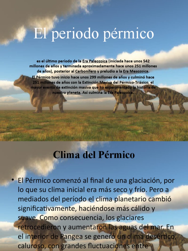 El periodo pérmico | PDF