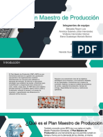 Plan Mestro de Producción MPS