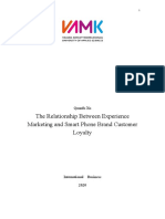 The Relationship Between Experience Marketing and Customer Loyalty - 20201119143911