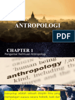 Antropologi (1) - Pengantar Antropologi