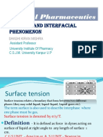 Surface and Interfacial Phenomenon
