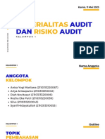 Kelompok 1 - Materialitas Audit Dan Risiko Audit