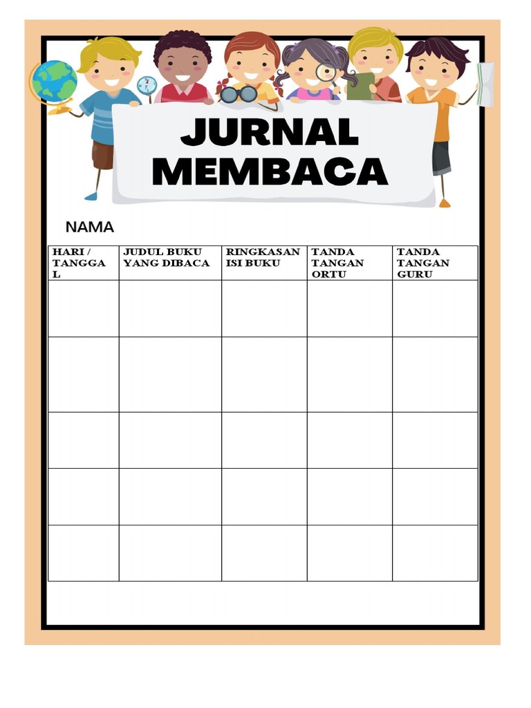 Contoh Jurnal Membaca SD Kelas 3 yang Menarik dan Mudah Dipahami