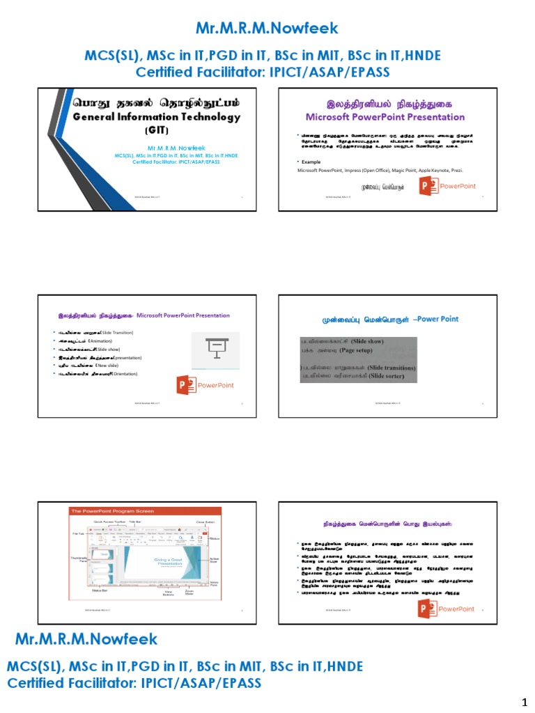 PowerPoint Presentation Guide | PDF | Microsoft | Computing