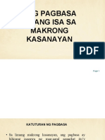 Makrong Kasanayang Pagbasa