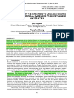 Determinants of The Intention To Use Loan Sharks