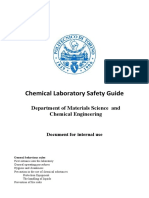 Safety Guidelines in Chemical Laboratories DISAT