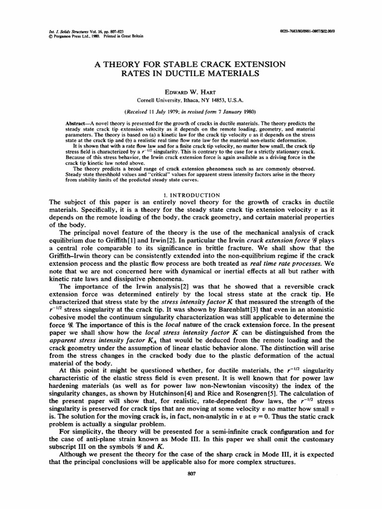 a-theory-for-stable-crack-extension-rate-in-ductile-fracture-pdf