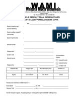Formulir Pendaftaran & SKU Individu 2022