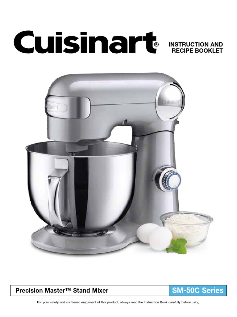 Cuisinart Stand Mixer SM50C PDF Breads Dough