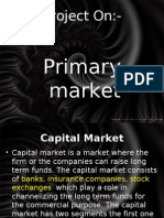 Project On Primary MKT