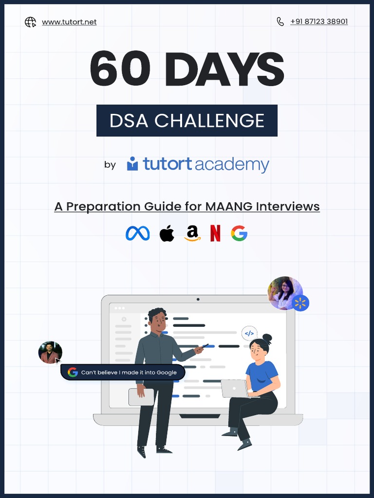 60-Day DSA Challenge Guide | PDF | String (Computer Science) | Boolean ...