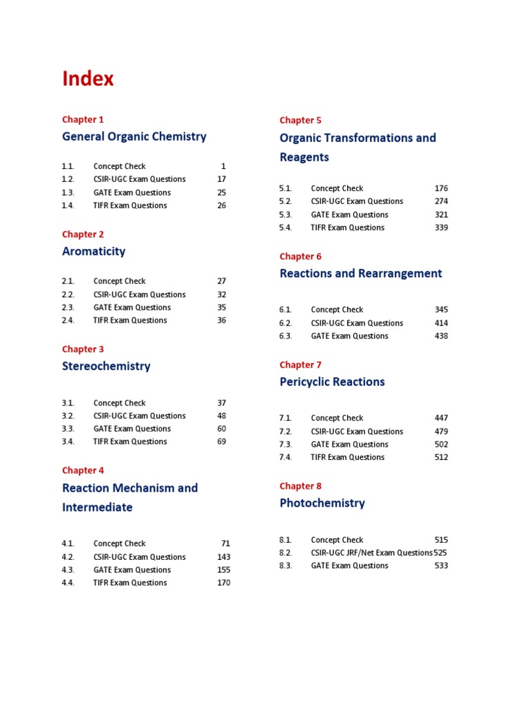 Ifas - Net - Organic Chemistry - Concept Check | PDF