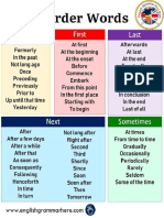 Time Order Words