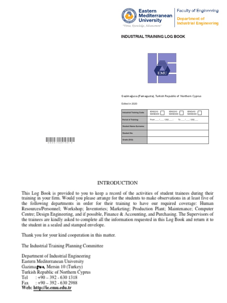 Log Book | PDF