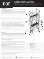 MI Tower Assembly and Safety Guide | PDF | Scaffolding | Door