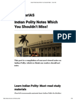 Indian Polity Notes Which You Shouldn't Miss! - Clear IAS