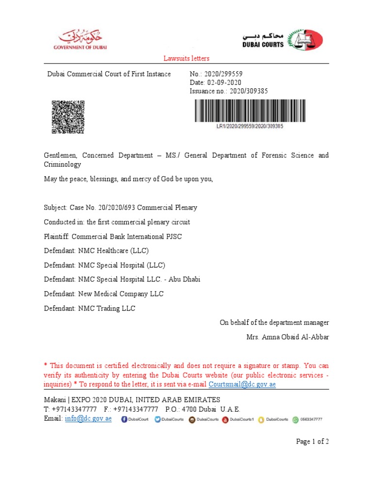 Letter Preview | PDF