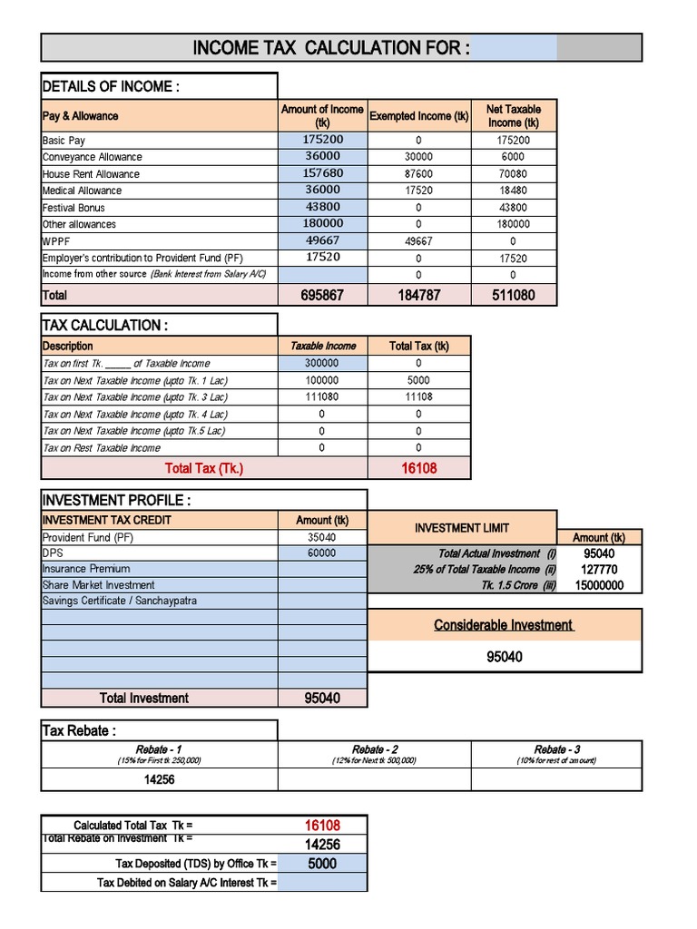 Tax Calculator Version 2 | PDF | Tax Refund | Taxes
