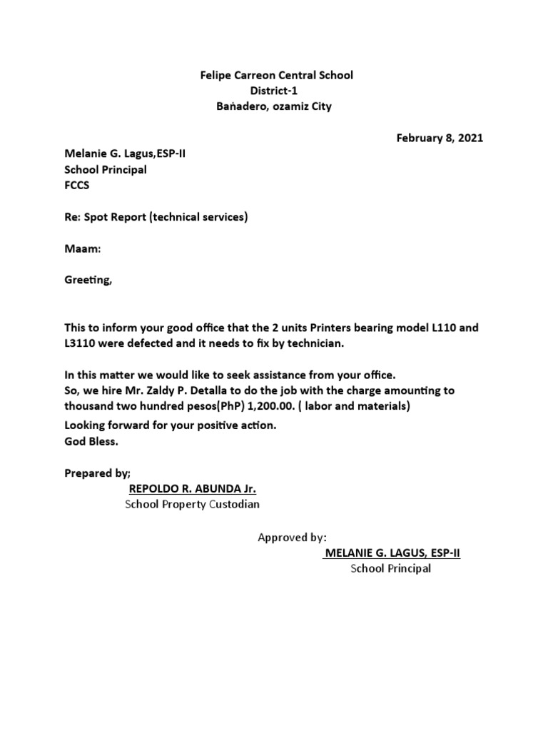 Spot Report 2 PDF
