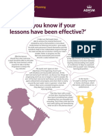 CLP6 How Do You Know Lessons Effective