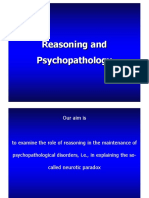 Reasoning and Psychopathology