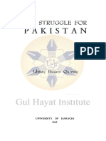 The Struggle For Pakistan - Ishtiaq Husain Qureshi (1965) Cs