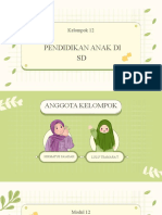 Kelompok 12: Pendidikan Anak Di SD