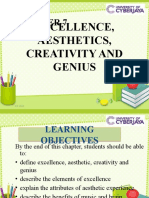 Chapter 7 - Excellence, Aesthetics, Creativity and Genius May 2020