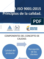 NORMA ISO 9001:2015 Principios de La Calidad