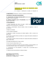 Pop Limpeza e Desinfeccao de Maleta de Hemocomponentes