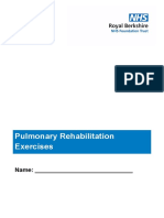 Pulmonary Rehabilitation Exercises - Jul20