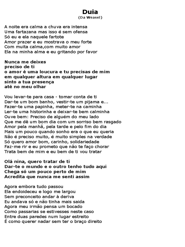 Da Weasel - Duia | PDF