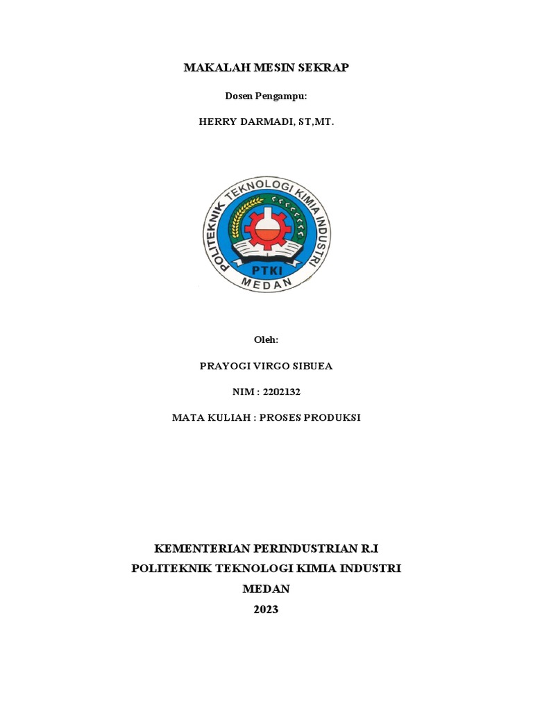 Pengertian dan Fungsi Mesin Sekrap | PDF | Komputer