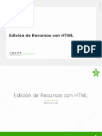 Edición de Recursos Con Código HTML