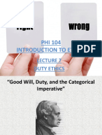 Lecture 7-8 Duty Ethics - PDF