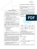 Aulas 1 e 2 - modelos atômicos